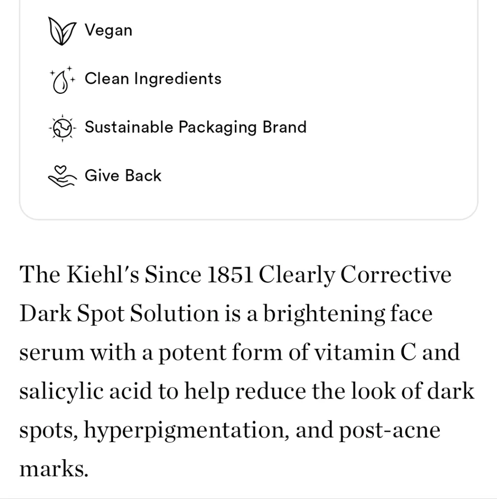 Kiehl's Clearly Corrective Dark Spot Solution - Picture 6 of 12